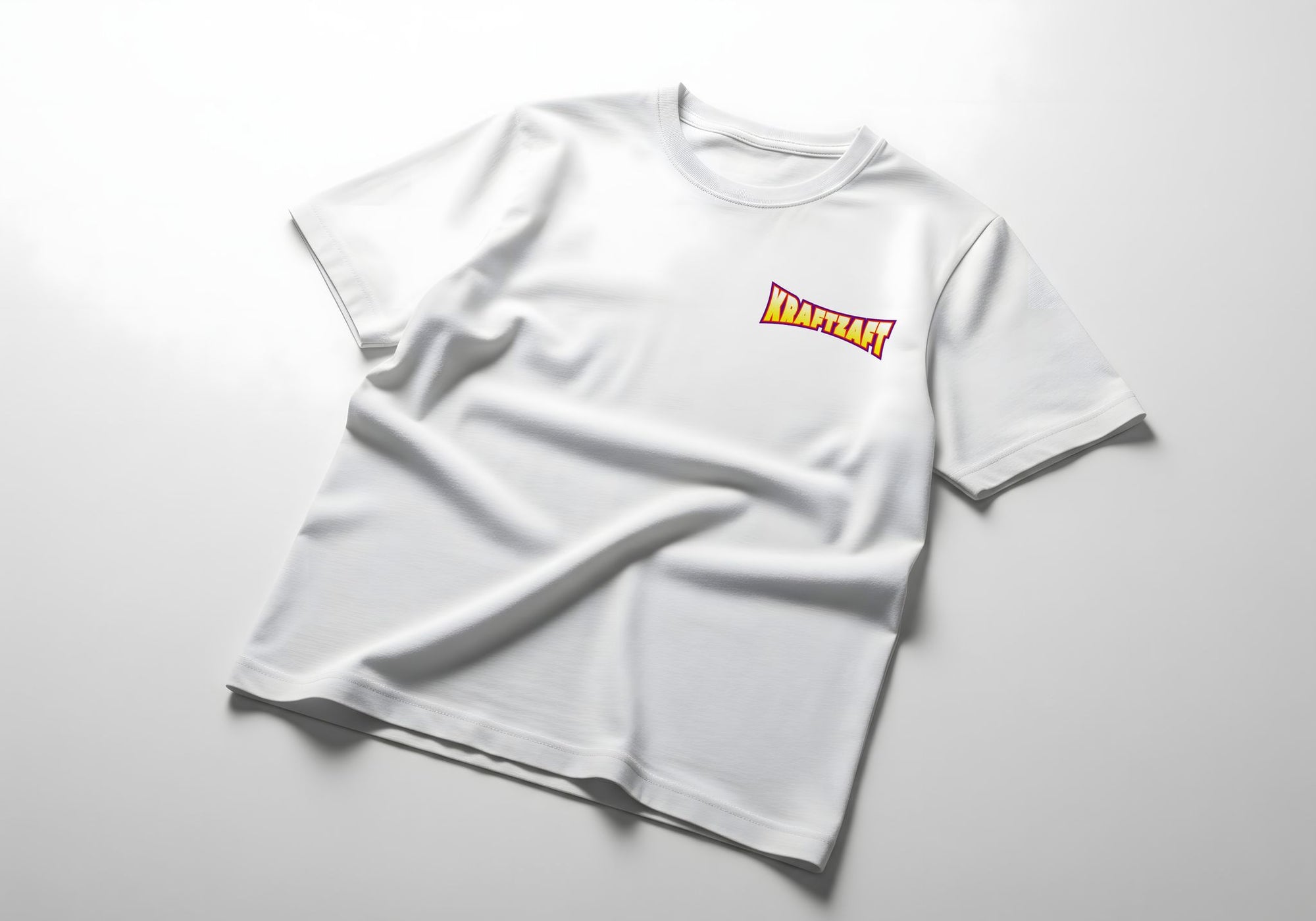 Oversized T-shirt - Off-White / Purple